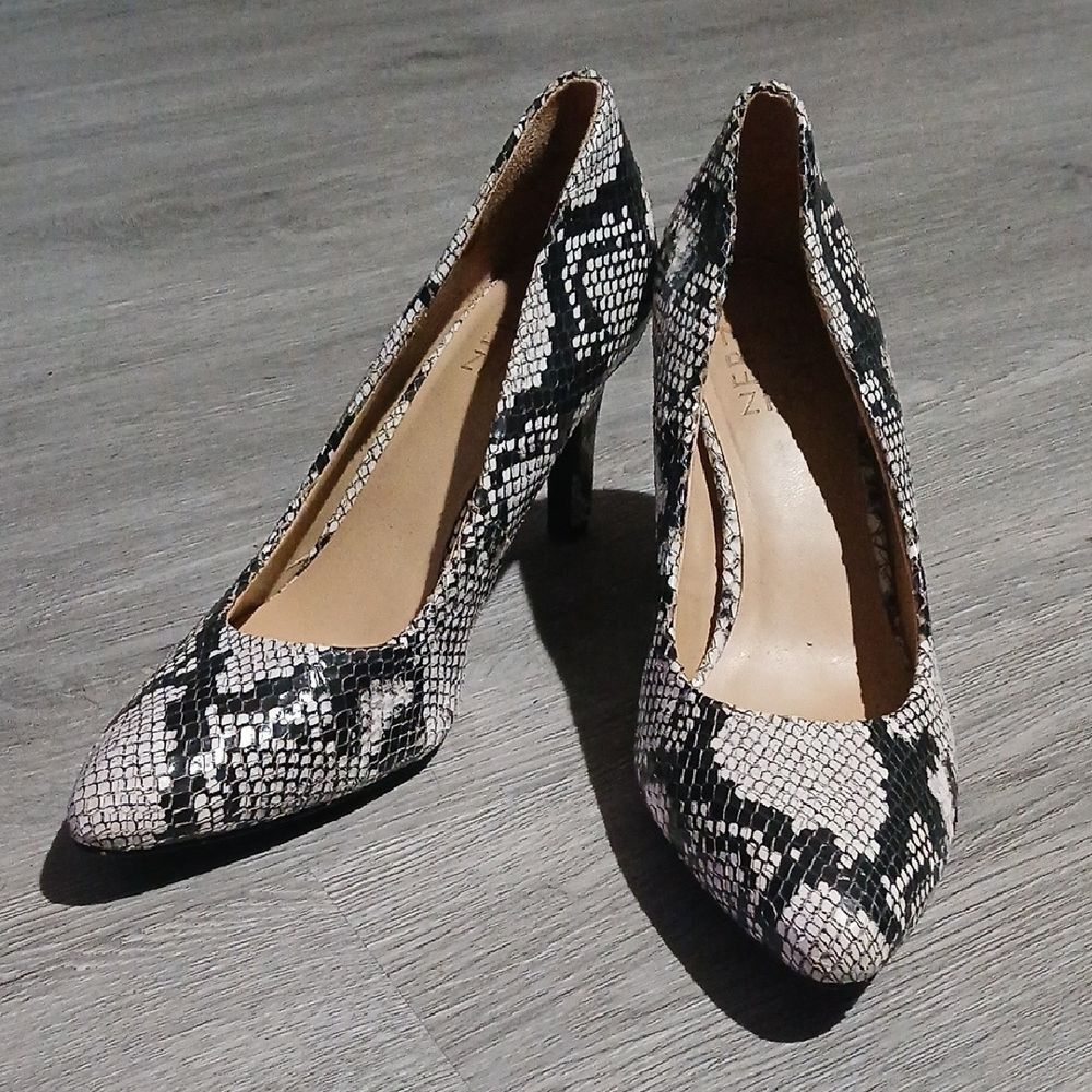Naturalizer Evie Elegant Snake Print Women's Pumps Sz 8 EUC